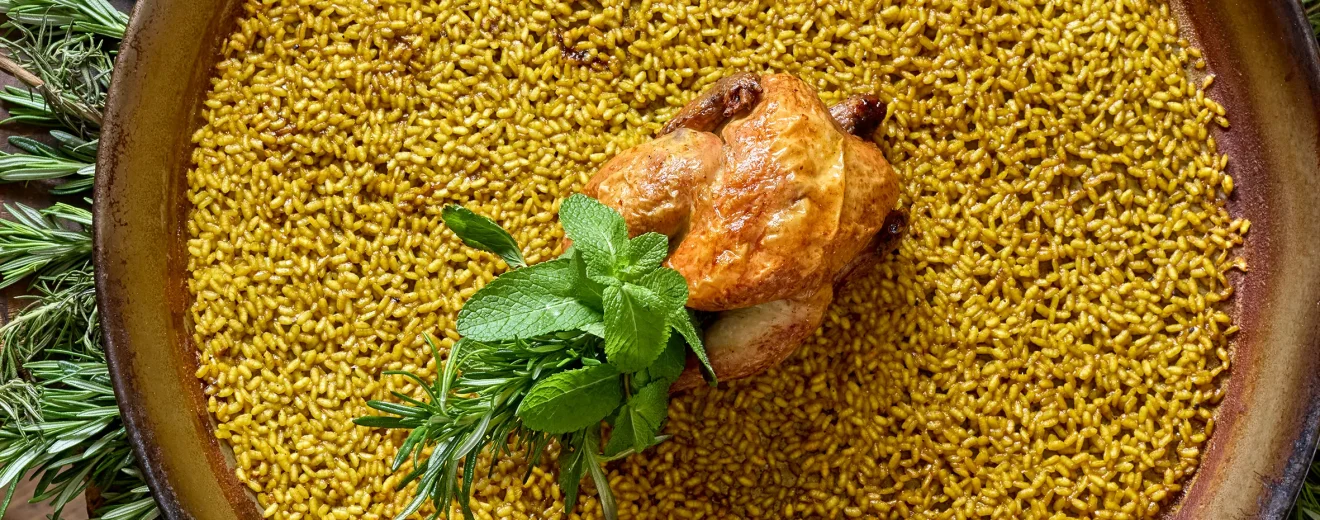 Arroz seco o meloso en Lobito