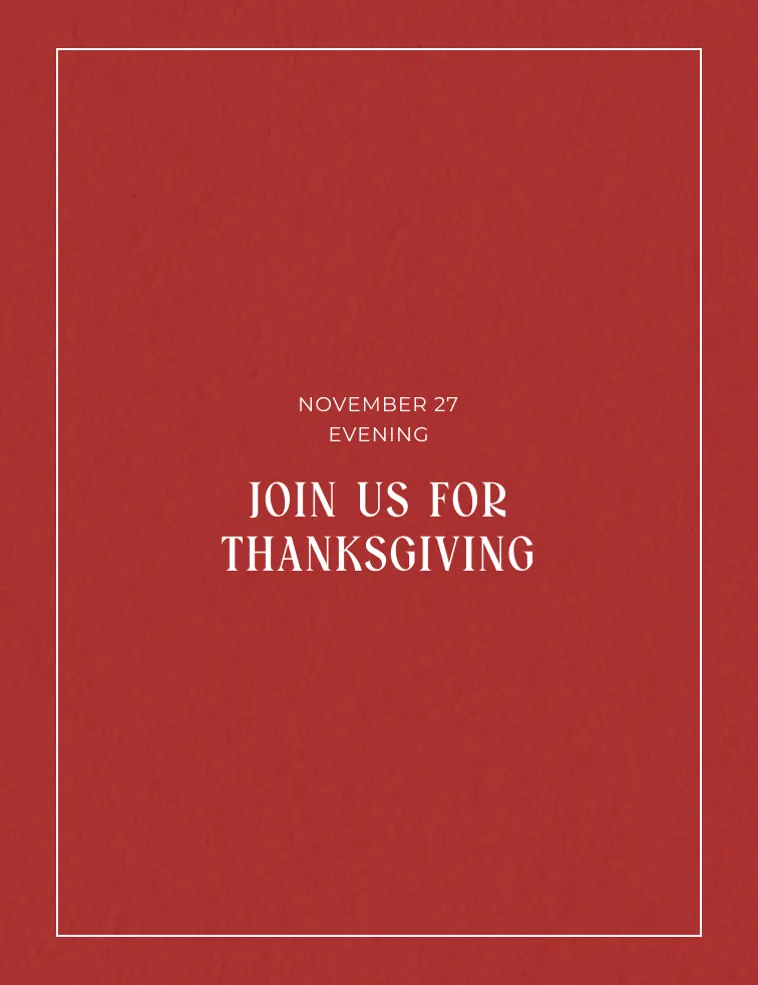 Thanksgiving BIBO Madrid